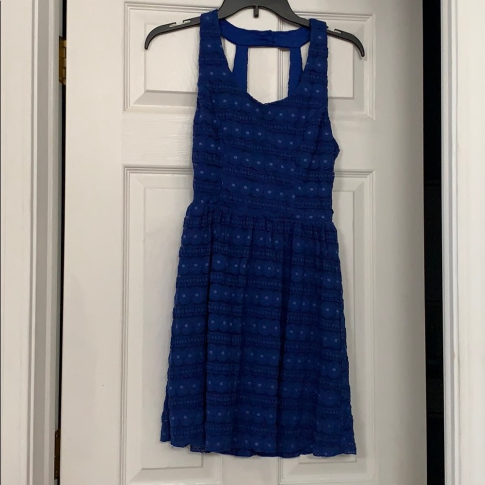 Royal blue dress
